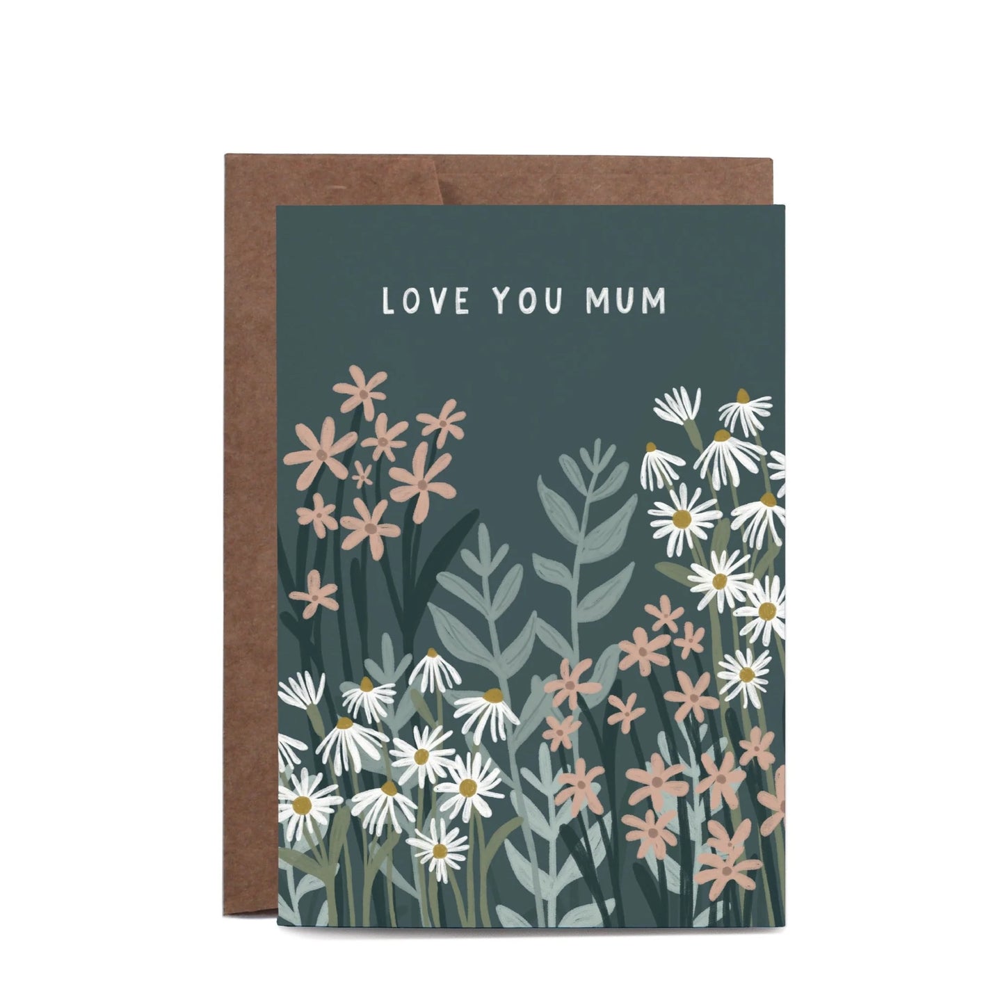 Mum Fields of Flowers Greeting Card