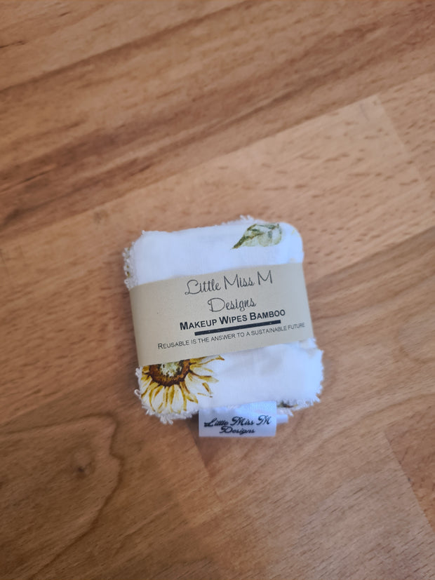 White Sunflower Makeup Wipes SMALL