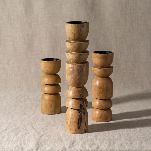 Alev Candle Holder | Natural SMALL