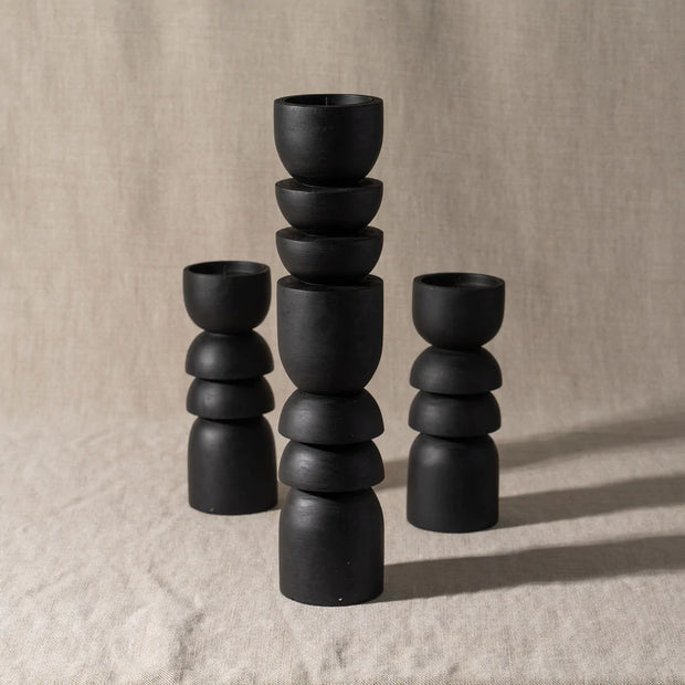 Alev Candle Holder | Japan Black MEDIUM