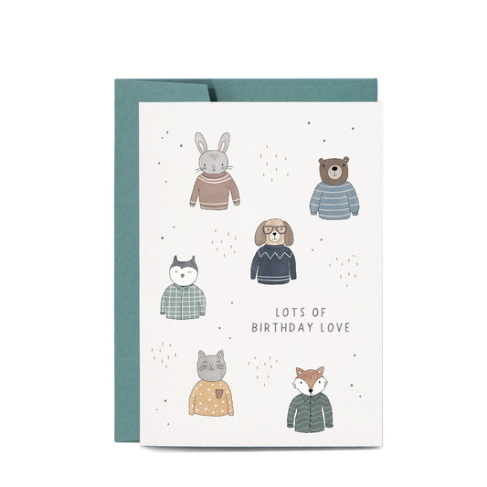 Lots of Birthday Love Greeting Card