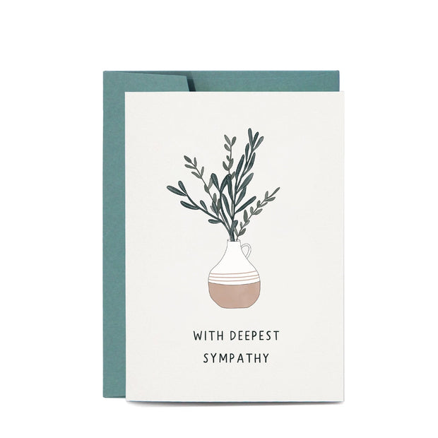 Deepest Sympathy Branches Greeting Card