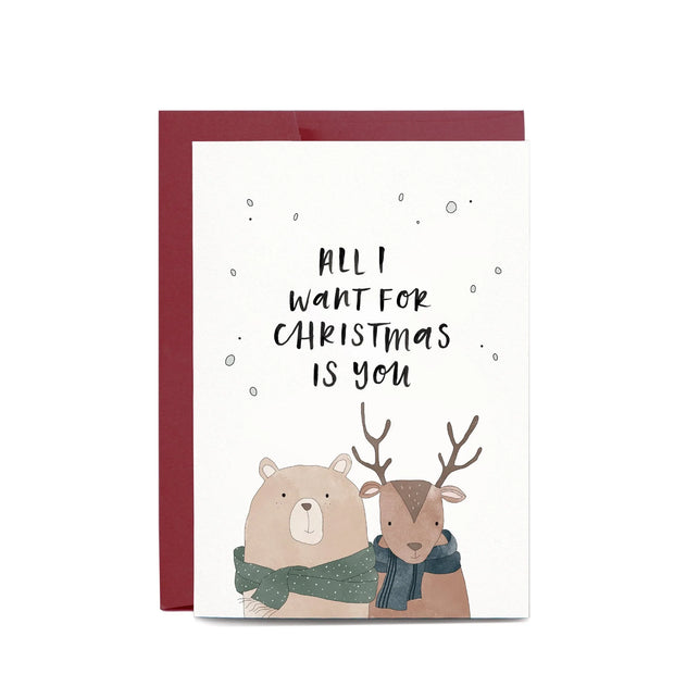 All I want for Christmas Greeting Card