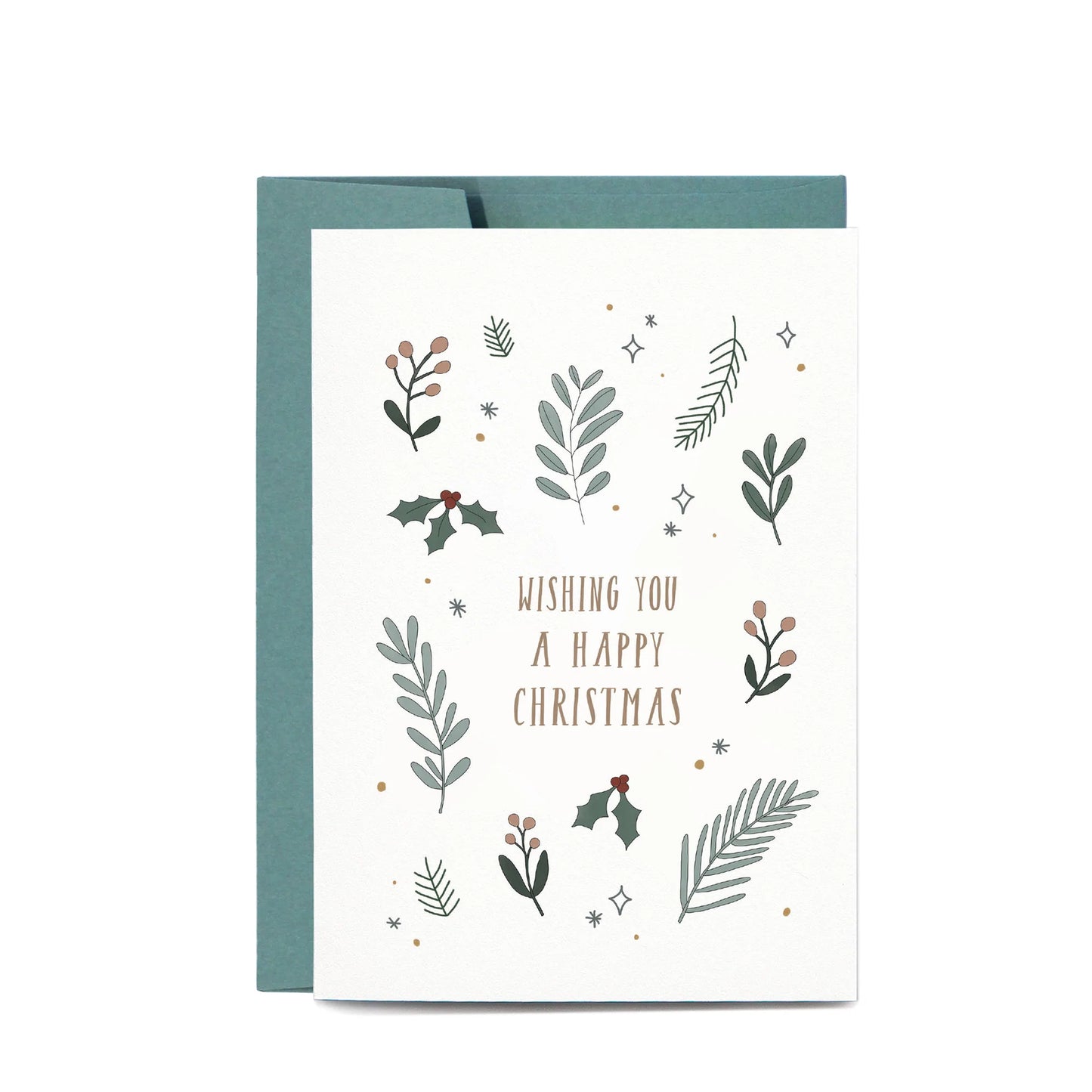 Wishing You a Happy Christmas Greeting Card