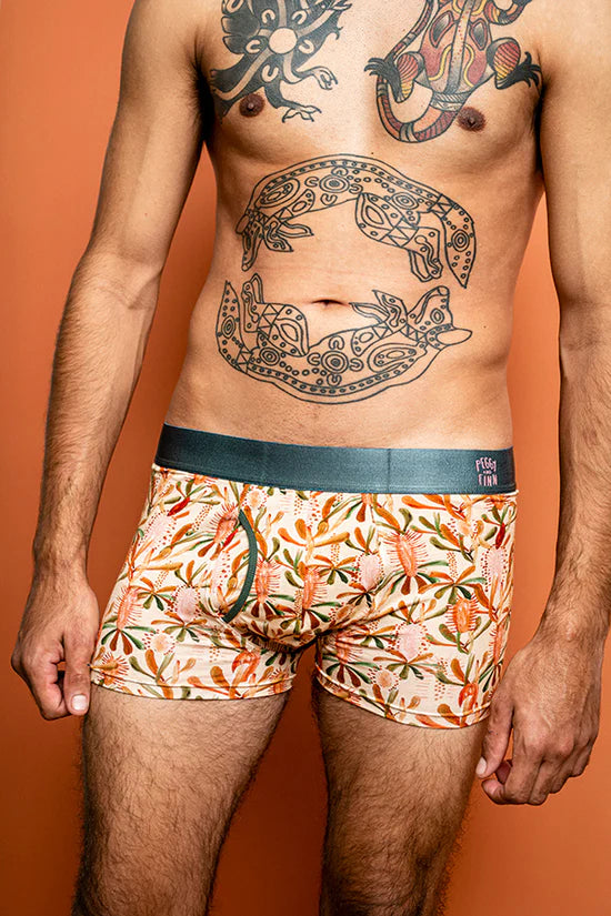 Grass Tree Nude Bamboo Underwear Male | L